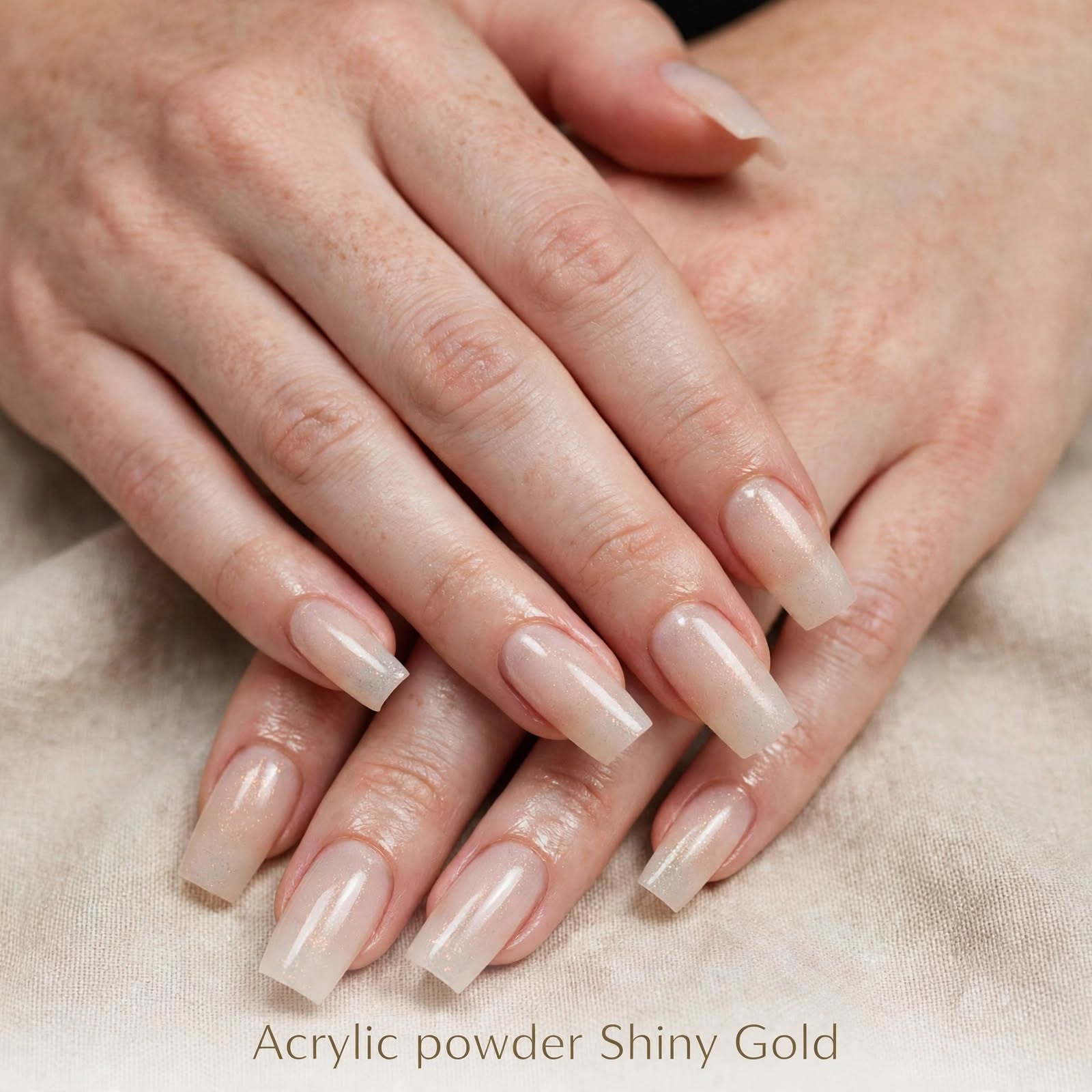 Shiny Gold Acrylic Powder 38 gr - Image 3