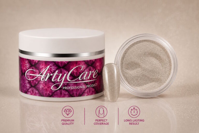 Shiny Silver Acrylic Powder 38 gr