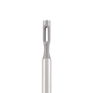 Stainless steel bit with ground blade, for removal of painful deep corns, L-6,0 mm, Ø1,8 mm