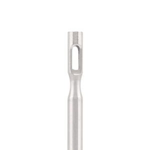 Stainless steel bit with ground blade, for removal of painful deep corns, L-6,0 mm, Ø2,3 mm