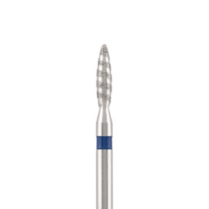 Diamond bit "tornado" safe blue, L- 10,0 mm, Ø2,3 mm