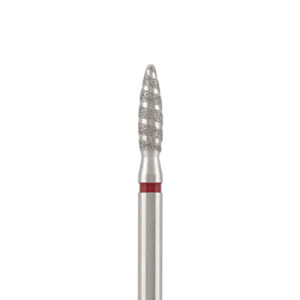 Diamond bit "tornado" safe red, L- 10,0 mm, Ø2,3 mm